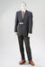 2 Buttons Flat Front Double Vent Charcoal Gray Available In 3 Buttons Style Regular Classic Cut - Color: Dark Grey Suit