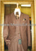 2 Button 3 Piece Mocca Fitted Suit Copper~Rust~Cognac