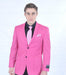 Men's Fitted Premium Cheap Priced Unique Fashion Designer Men's Dress blazers Sale Fuschia