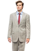 Giorgio Fiorelli Suit Men's Classic Plaid Two Buttons Authentic Giorgio Fiorelli Brand suits Flat Front Pants