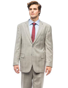 Giorgio Fiorelli Suit Men's Classic Plaid Two Buttons Authentic Giorgio Fiorelli Brand suits Flat Front Pants