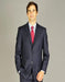 Men's Gray Fully lined with full construction Suit - 100% Percent Wool Fabric Suit - Worsted Wool Business Suit