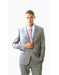 Men's Two Buttons Young Look Light grey Slim Fit Suit