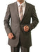 Men's 2 Button Front Closure Suit Grey