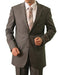 Men's 2 Button Front Closure Suit Grey