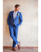 Men'S Royal Indigo Bright Blue Cobalt Dress Suits For Men