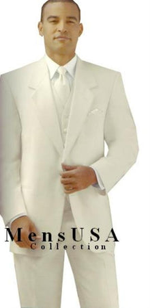 Ivory/Off White/Cream 2 Button Fashion Tuxedo