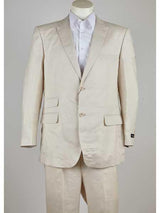 Men's 2 Button Suit Natural