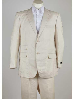 Men's 2 Button Suit Natural