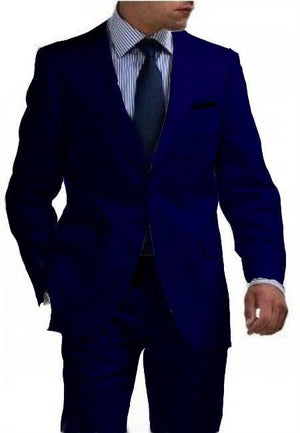 2 Button Tapered Cut Kids Sizes Half Lined Flat Front Light Weight Mens Linen Suit Mens & Boys Sizes Dark Navy Blue Suit Perfect For Toddler Suit Wedding Attire Outfits For Men