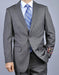 Giorgio Fiorelli Suit Men's Two Buttons Pinstripe Authentic Giorgio Fiorelli Brand suits Flat Front Pants