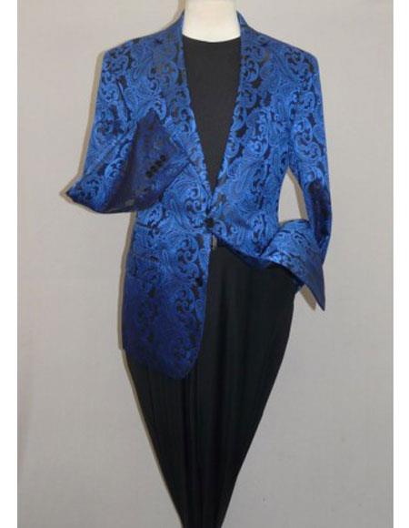 Alberto Nardoni Brand Men's Blazer Royal Blue