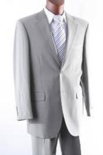 Men's Sage 2 Button Suit greenish Gray