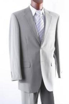 Men's Sage 2 Button Suit greenish Gray