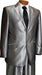 Sateen Metallic Shiny Men'S 2 Button Silver Slim Fit Shark Skin Suit Tuxedo Looking Men'S Sharkskin Suit