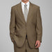 Carlo Lusso Men's Taupe 2-Button Suit