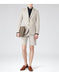 Shorts Set Pants Summer Suit For Men Beige