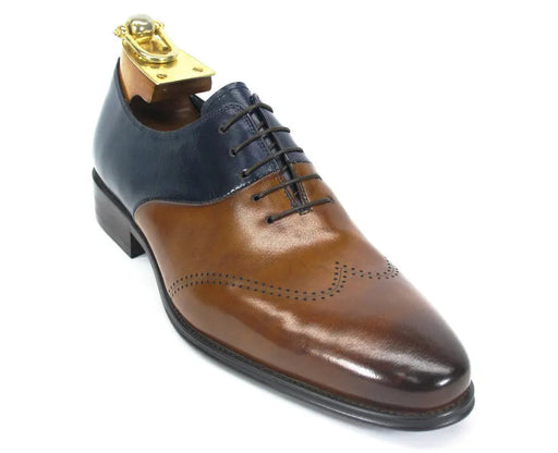 Two Tone Leather Lace-up Oxford