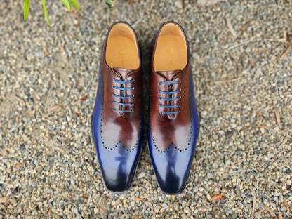 Carrucci Two Tone Oxford With Lightweight Sole