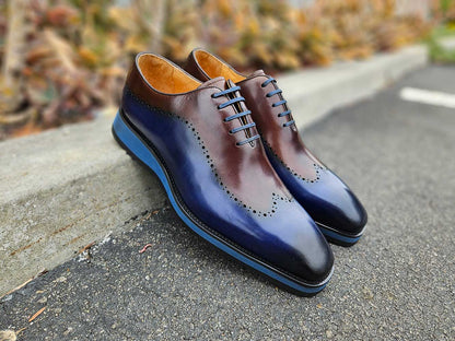 Carrucci Two Tone Oxford With Lightweight Sole