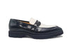 Two Tone Patent Leather Penny Loafer