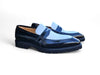 Two Tone Patent Leather Penny Loafer