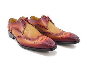 Carrucci Two Tone Wingtip Blucher Oxford