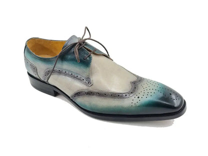 Carrucci Two Tone Wingtip Blucher Oxford