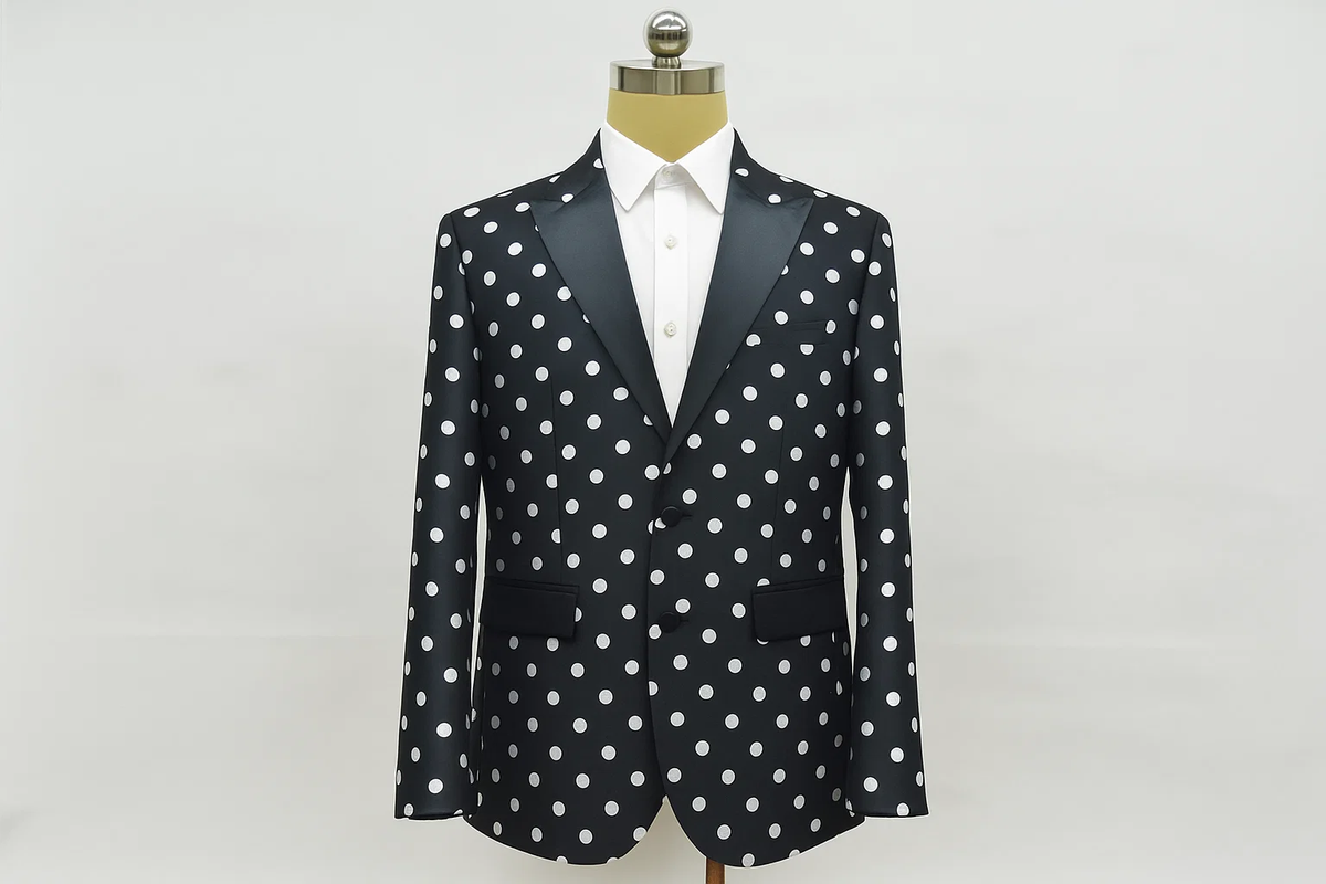 Men's Black ~ White Two Button Cheap Priced Designer Fashion Dress Casual Blazer On Sale Prom Blazer