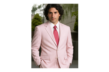 Sear Sucker Suit Mens Two Button Vented Red Seersucker Sear sucker suit  (Jacket + Pants) Cheap Priced Blazer Jacket For Men Sport Coat + Pants