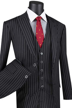 Mens Great Gatsby Outfit - 1920s Gangster Outfit Look in Black - Unique product description and key features
