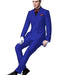 Ultra Slim Fit Double Breasted Royal Suit - Narrow Leg Pants - Gucci Cut - Tapered Jacket