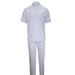 White Seersucker Relaxed Fit 2pc