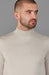 "Men's Silk Mock Turtleneck – Elegant & Professional Knitwear"