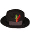 Men's Untouchable Brown Fedora Wool Dress Hat