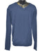 Men's Navy Blue V Neck Long Slevee Sweater set Available in Mens Big And Tall Sweaters Sizes