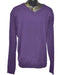 Men's Purple V Neck Long Slevee Sweater set Available in Mens Big And Tall Sweaters Sizes