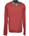 Men's Red V Neck Long Slevee Sweater set Available in Mens Big And Tall Sweaters Sizes