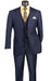 Morgan Collection - Regular Fit 3 Piece Suit 2 Button Navy