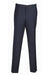 Mens Skinny Fit Wool Feel Flat Front Dress Slacks in Navy