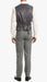 Men’s Grey Tweed Three Piece Suit – Vintage British Fabric Slim Fit Wedding & Business Wear