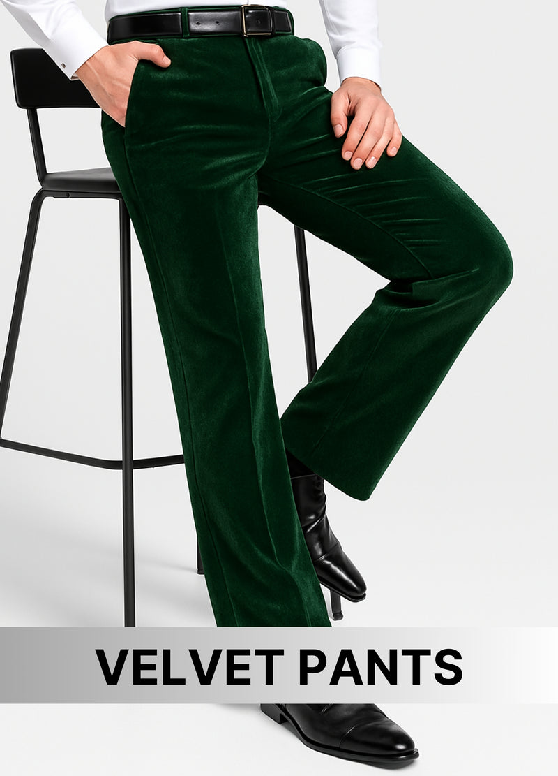 MENS VELVET PANTS