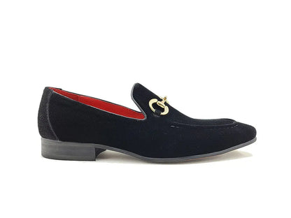 Carrucci Velvet Buckle Loafer