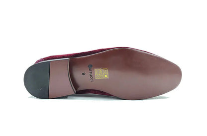 Carrucci Velvet Buckle Loafer