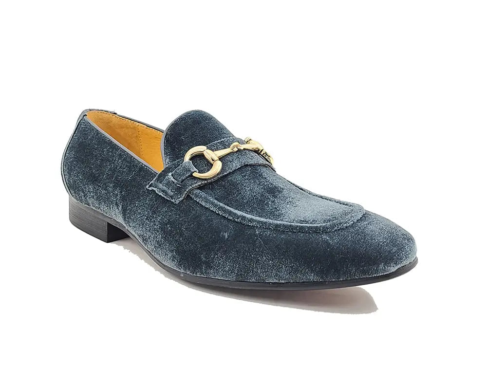 Carrucci Velvet Buckle Loafer