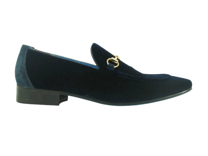 Carrucci Velvet Buckle Loafer
