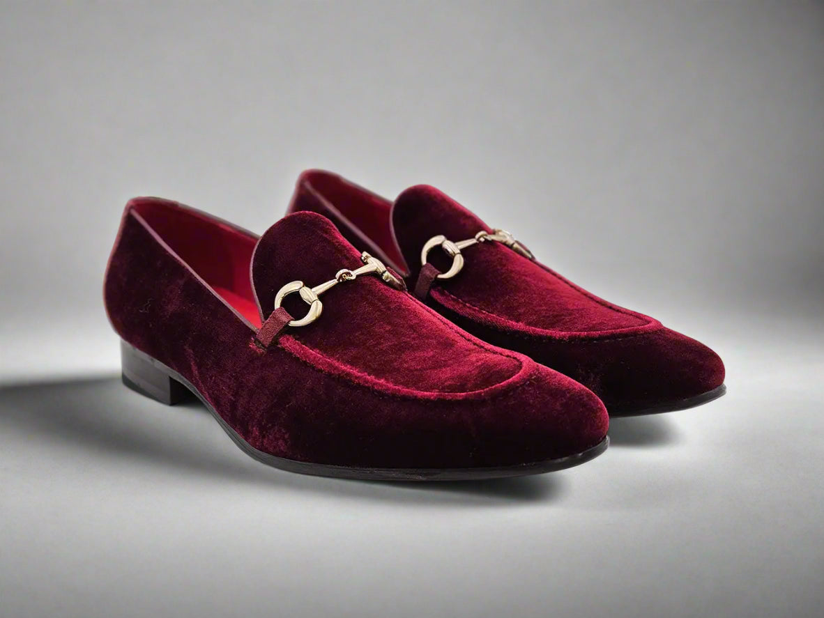 Carrucci Velvet Buckle Loafer