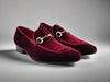 Velvet Buckle Loafer