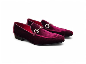 Carrucci Velvet Buckle Loafer