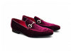Velvet Buckle Loafer